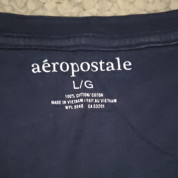 Aeropostale Women's Dark Blue Graphic Tee - Picture 2 of 3